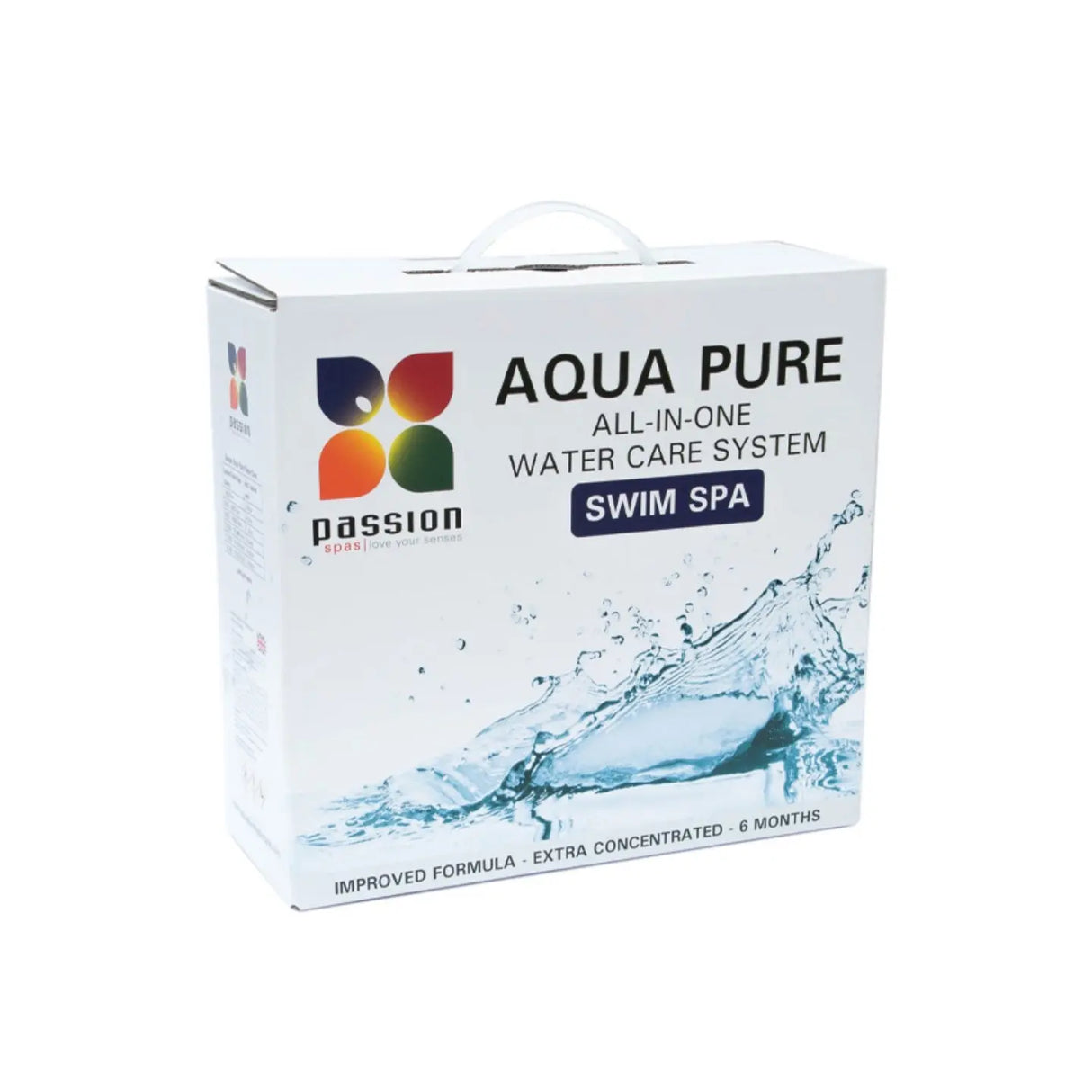 Aqua Pure Water Care Swim Spa voor makkelijk spa onderhoud, zuiver water en zachte huidverzorging, Passion