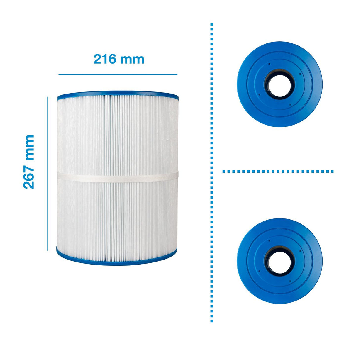 Universele Spa Filter C-8465/PWK65/FC-3960/HS65