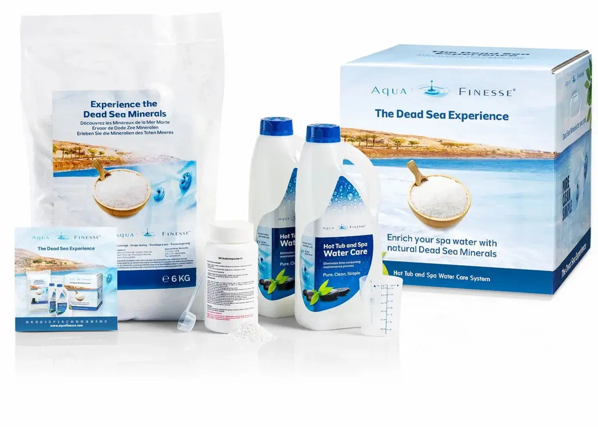 AquaFinesse Dead Sea Experience Box met Dode Zee-mineralen voor kristalhelder spa-water, Aqua Finesse