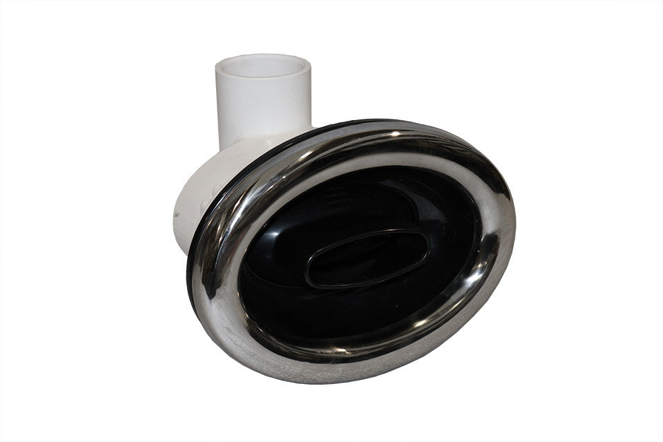 9 5/8" Mega Swim Jet, verstelbaar en chroom-zwart, ideaal voor spa pomp systemen, Passion