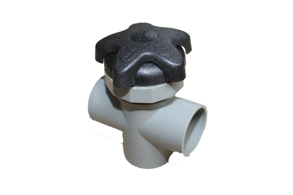 Passion Diverter Valve 2" S x 2" S x 2" S met stervormige hendel voor waterstroomregeling spa Passion