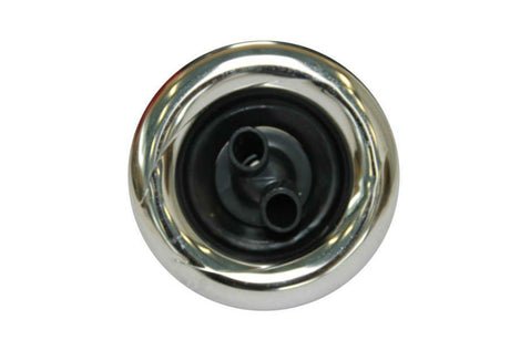 5'' Power Jet Twin Roto voor pomp jacuzzi inclusief body, chrome-zwart, Passion.