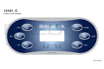 category Spa Topside Panel Balboa Revolution TP600 Jets, Aux, Flip, Warm, Light, Cool (56046-01-12101) 56046-01-12101-30